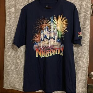 Disney World Summer Nightastic 2010 XL T Shirt Magic Kingdom Fireworks Adult